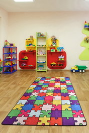 Conceptum Alfombra de Vestíbulo Yapboz Djt Multicolor 150 x 300 cm